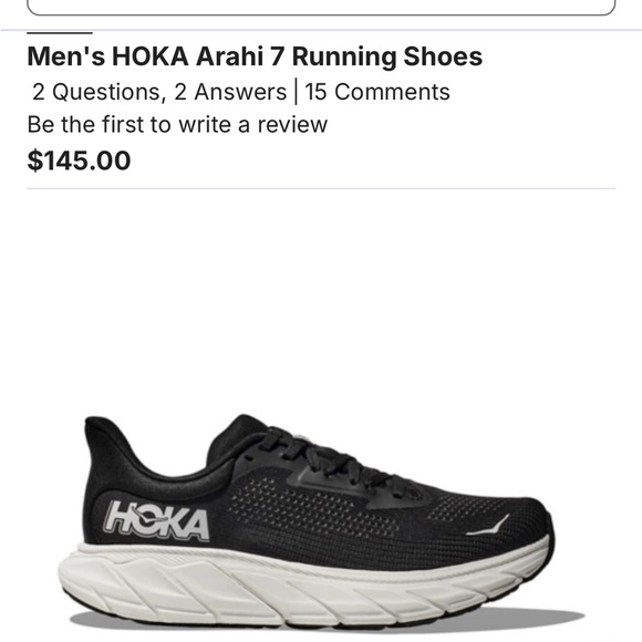 Men's HOKA Arahi 7 shoes - Picture 5 of 5